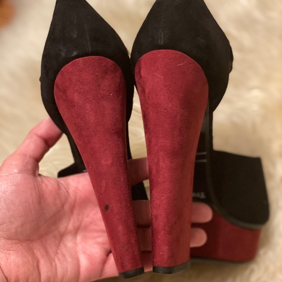 ZARA Suede Platform Heel - Picture 7 of 8